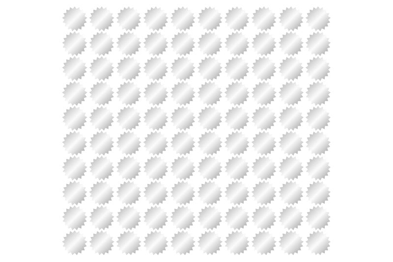JAM PAPER Circle Label Wafer Seals with Serrated Edges - 3/4 Inch Diameter - Silver - 100 Round Labels/Pack - Image 5